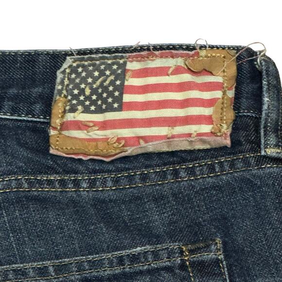 Denim & Supply RL Ralph Lauren Slouch Distressed Straight Leg Jeans Mens 34 x 32 - Picture 11 of 16